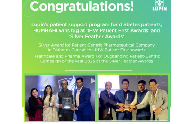 Lupin’s HUMRAHI Wins Big at the IHW Patient First Awards and Silver Feather Awards